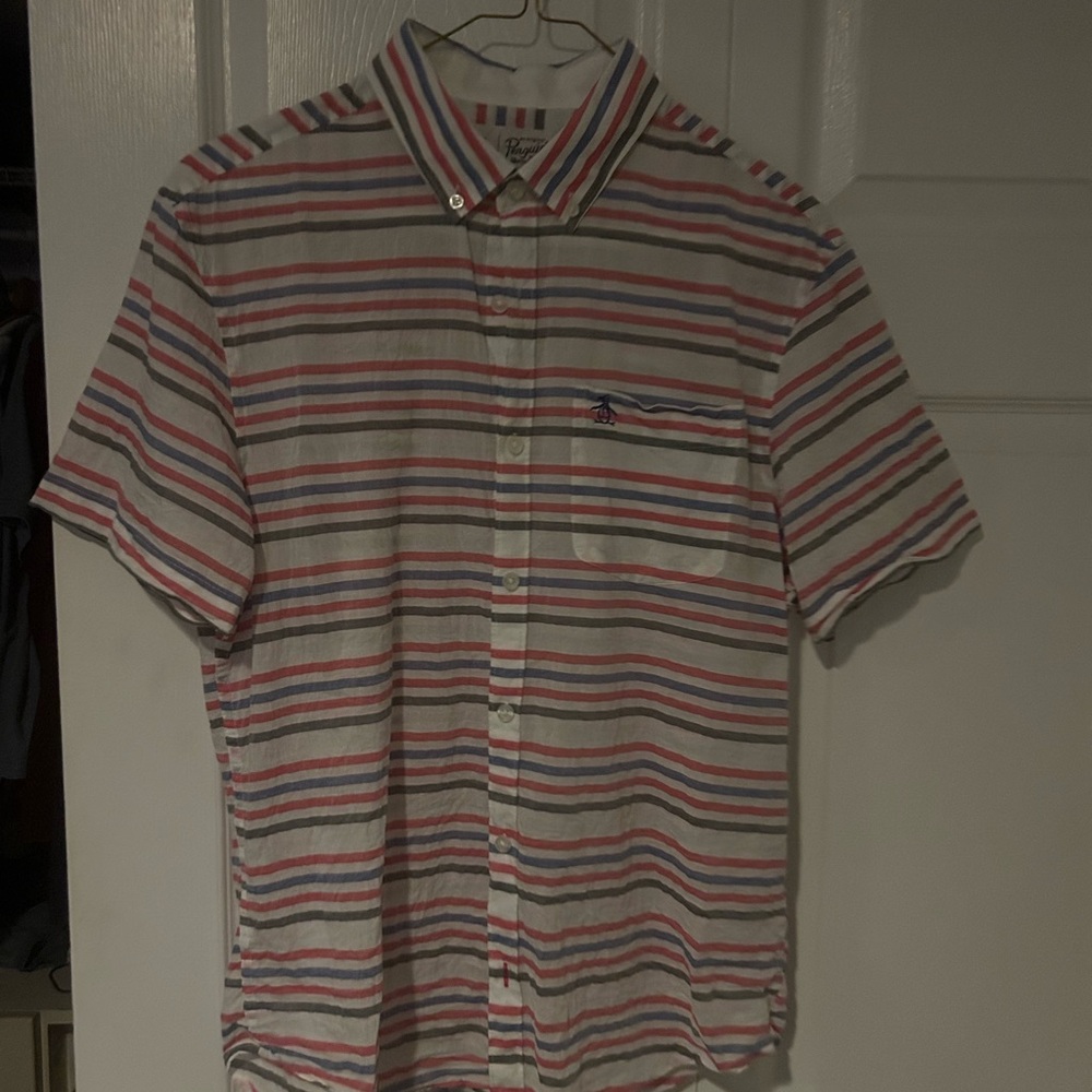 Men’s short sleeve button down